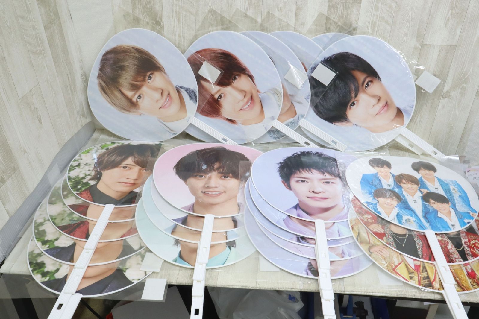 ♥ King＆Prince キンプリ 公式 うちわ 23枚セット ファーストコンサート2018含む 開封品1枚有り 物販