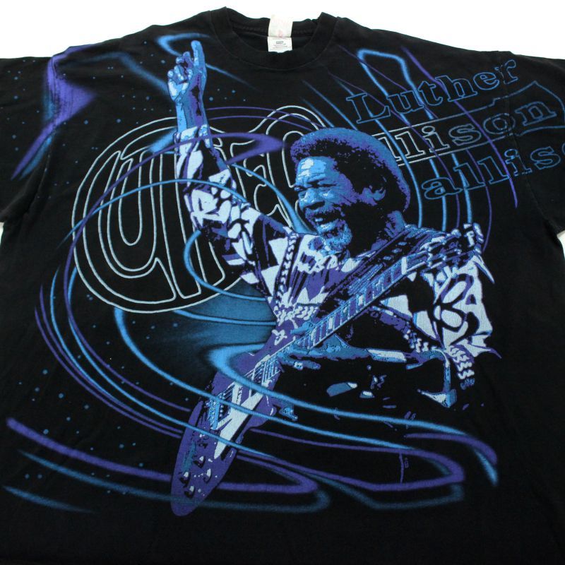 90s USA製 Luther Allison ジャズ ミュージックTシャツ 90s USA製 vintage Luther Allison ルーサー・アリスン Fruit of