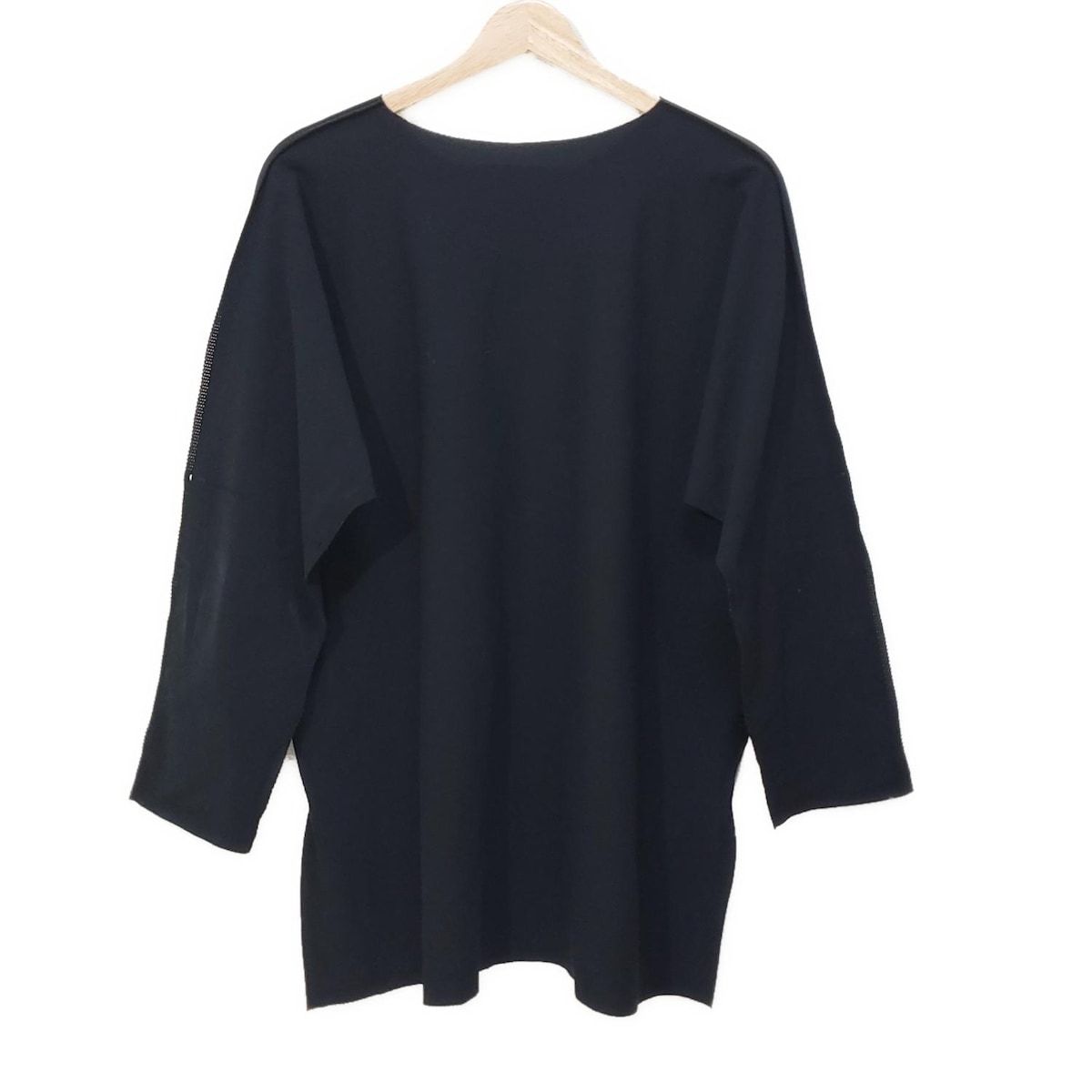 me ISSEY MIYAKE ミー|イッセイミヤケ チュニック レディース - 黒 クルーネック|長袖