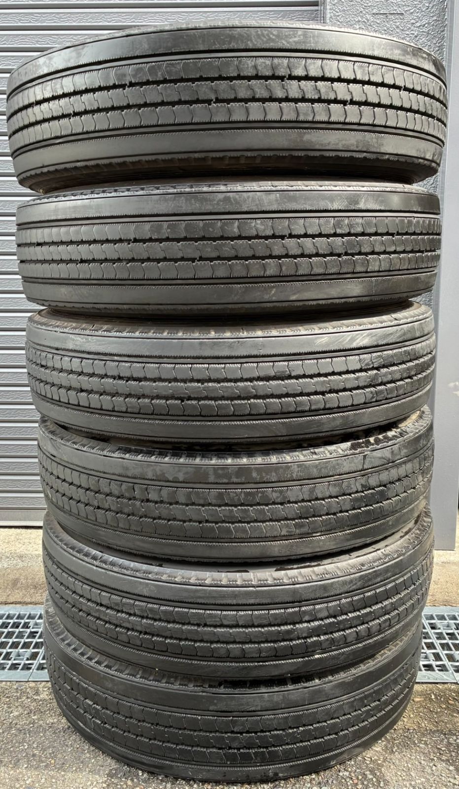 2021 2020年製 約8~9分山 ブリヂストン BRIDGESTONE R225 9R19.5 14PR 6本 h_305