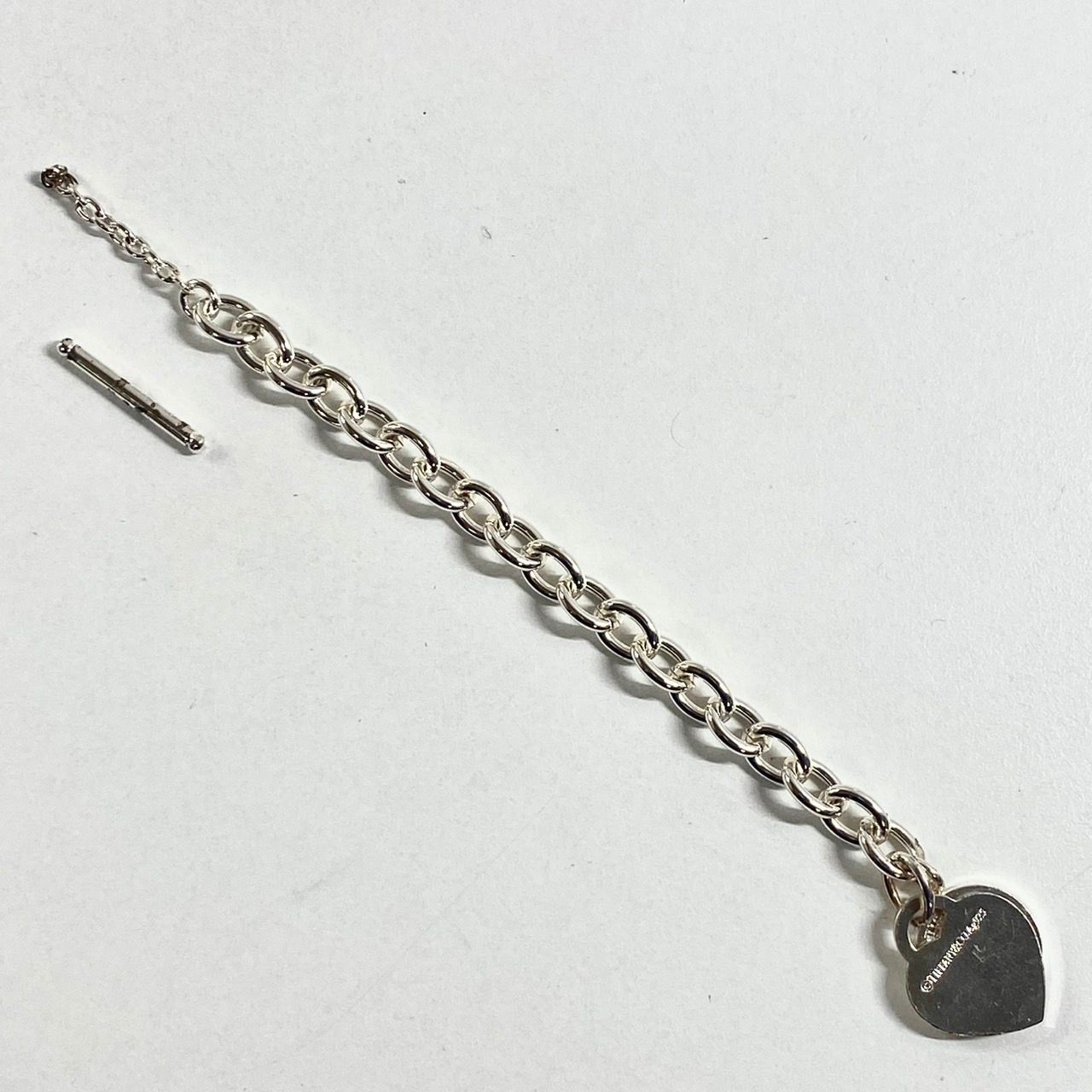【TIFFANY&Co. ティファニー ブレスレット】 現状品】TIFFANY＆Co. ティファニー ハート タグ ブレスレット