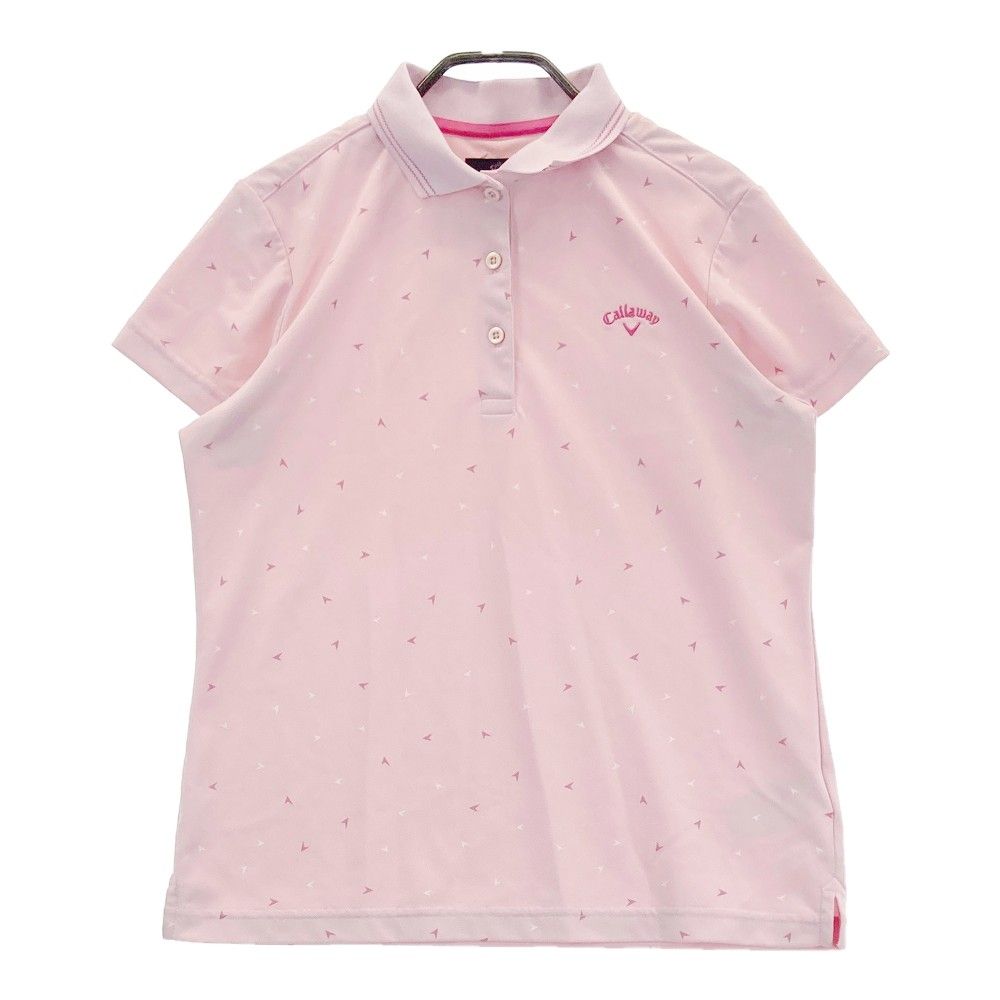 CALLAWAY キャロウェイ 半袖 ポロシャツ 総柄 ピンク系 LL [240101201834]# ゴルフウェア レディース ストスト - メルカリ