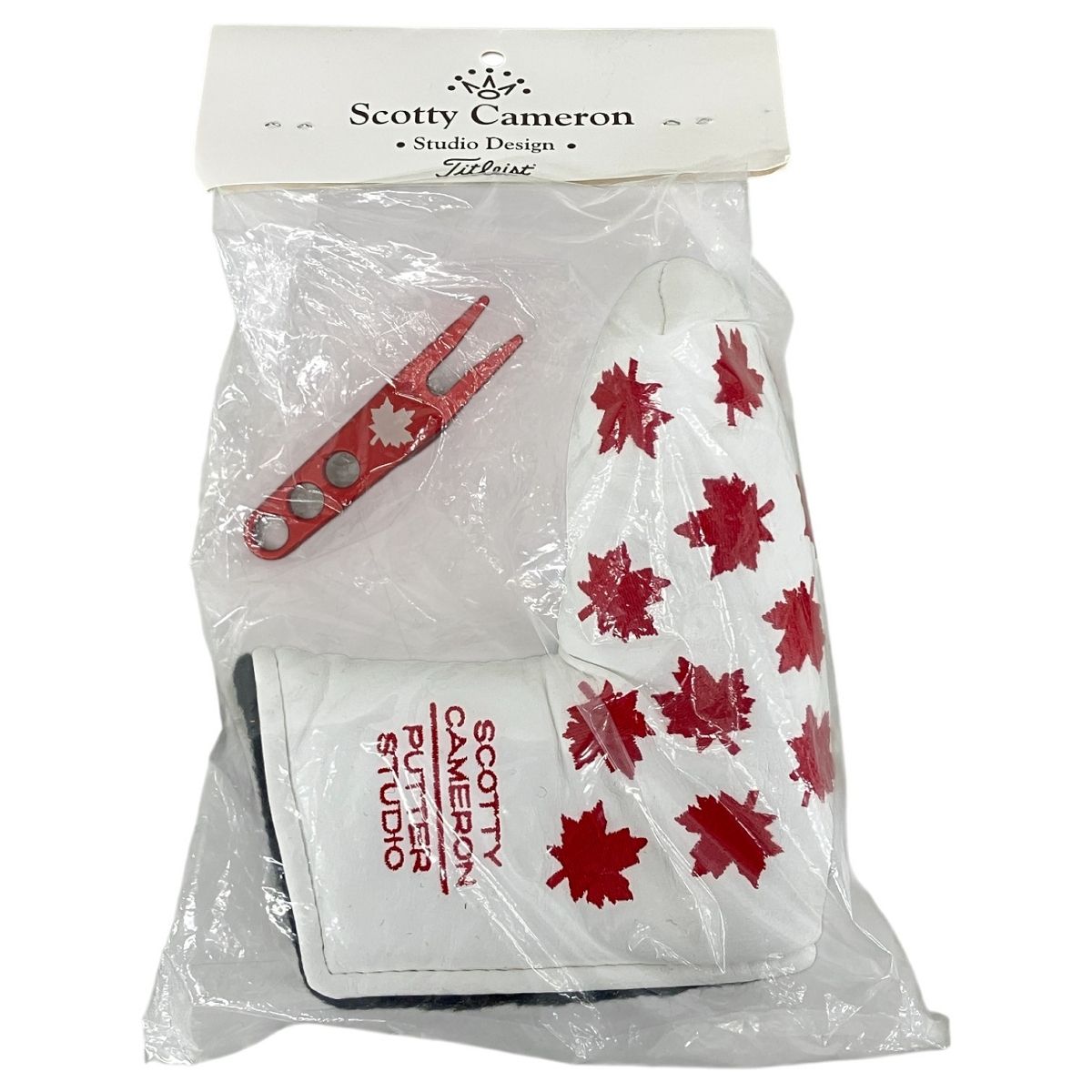 SCOTTY CAMERON PUTTER STUDIO スコッティ キャメロン パター スタジオ メープルリーフ ヘッドカバー K10536484