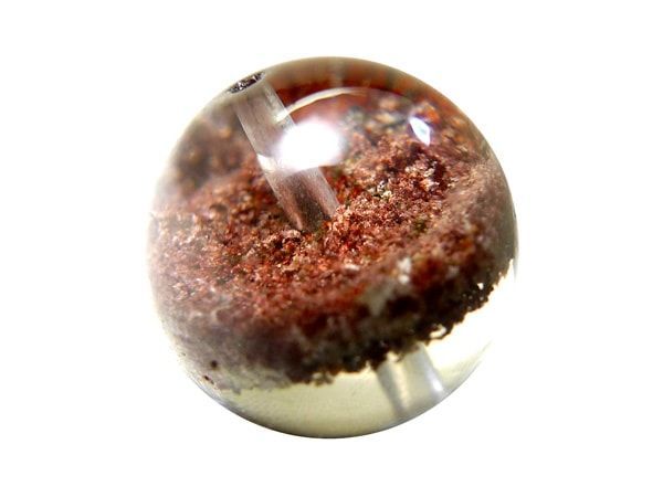 「1点もの 現品」 1粒売り ガーデンクォーツ 14mm パワーストーン バラ売り 天然石 パワーストーン ばら売り ビーズ 