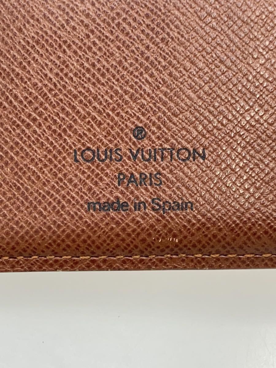 LOUIS VUITTON ポルト・モネ・ビエ・ヴィエノワ_モノグラム・キャンバス_BRW PVC ブラウン レディース - メルカリ