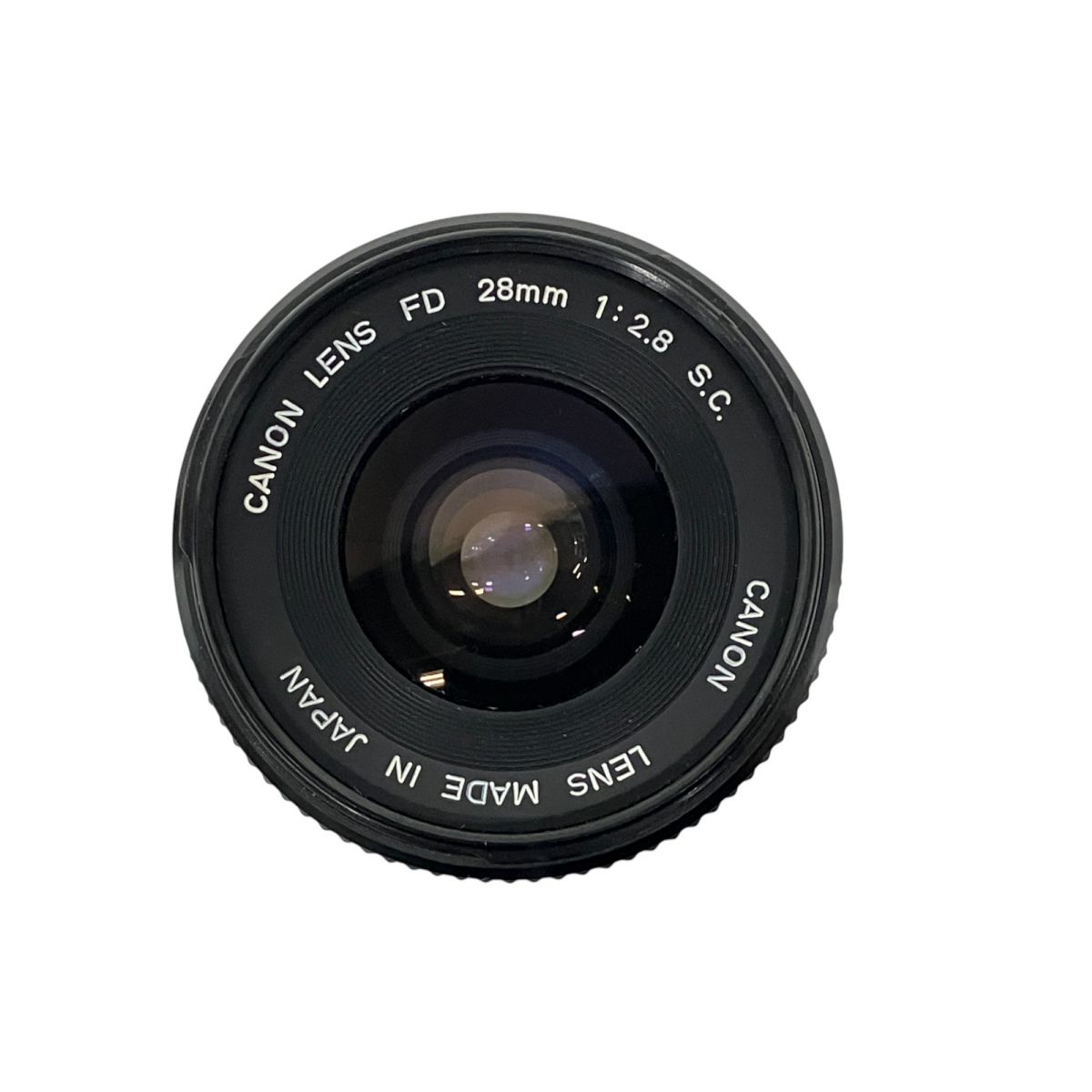 CANON キヤノン FD 28mm F2.8 単焦点 広角レンズ #854 FDマウントの広角レンズ「Canon FD 28mm F2.8 S.C.」 – カメトリ