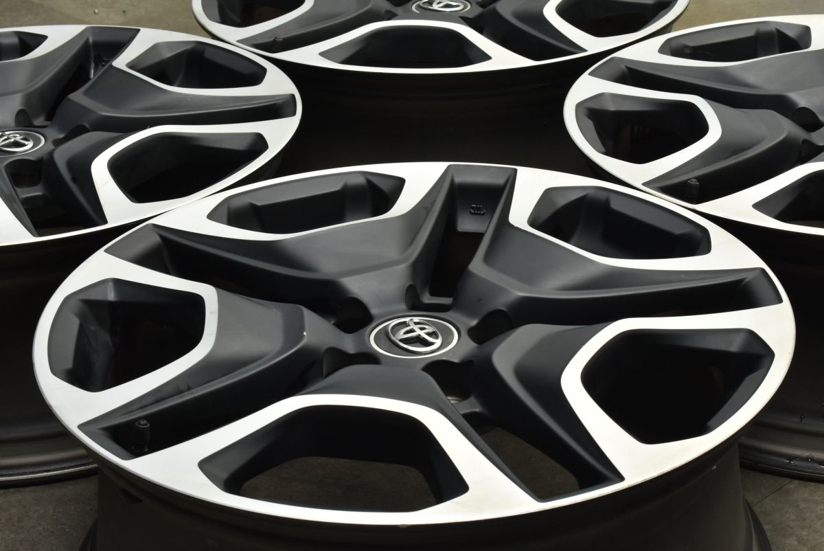 良好品 トヨタ RAV4 アドベンチャー 純正 19in 7.5J 40 PCD114.3 4本セット ハリアー ヴァンガード カローラクロス 60プリウス 流用