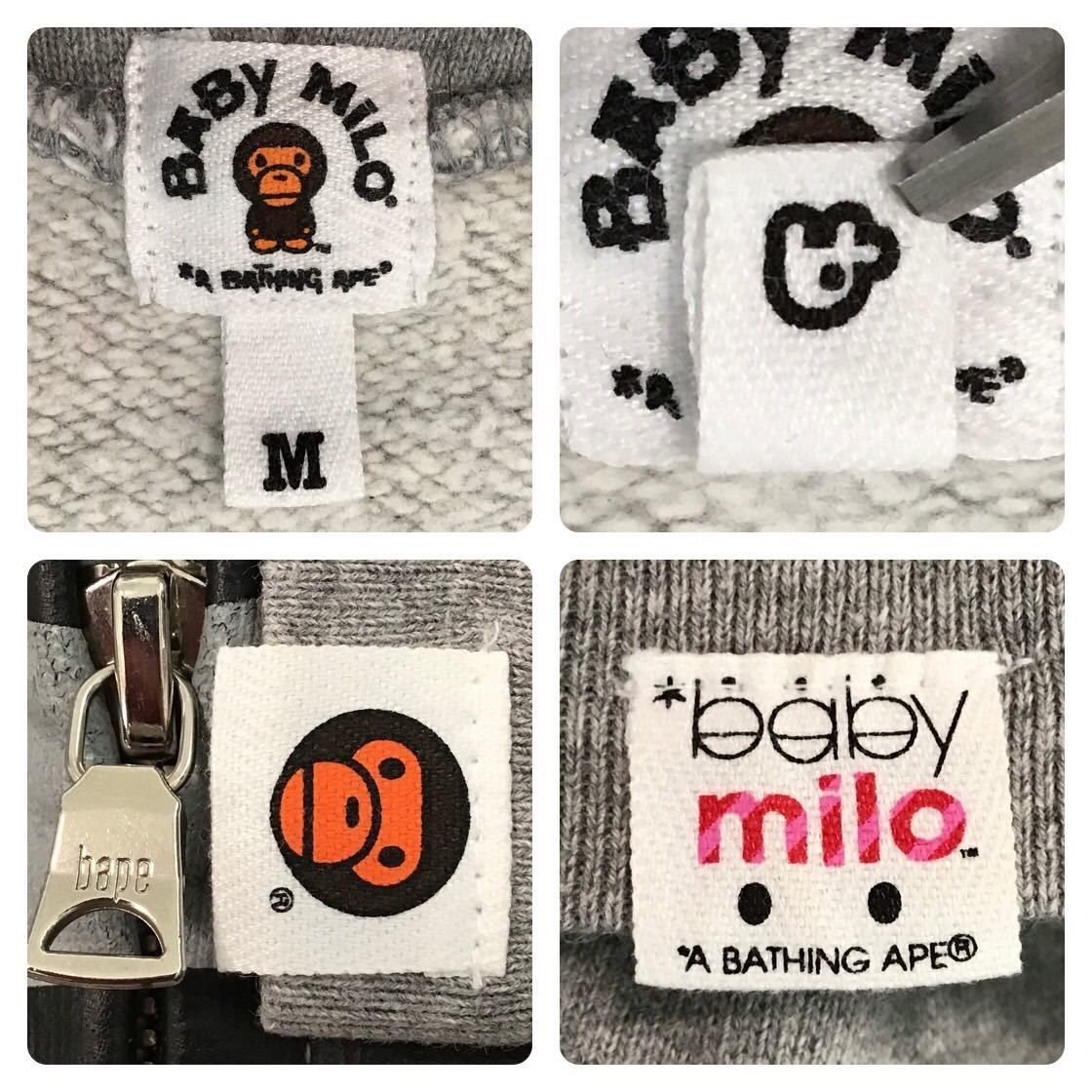 エイプ BABY MILO カウズ コラボ フルジップ スウェット パーカー M BAPE KAWS milo パーカー ape カウズ 000000007812 - メルカリ