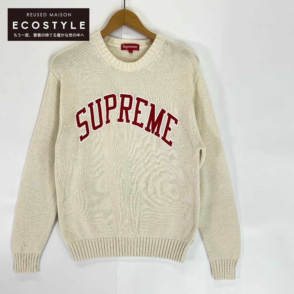 Supreme シュプリーム 16SS Tackle Twill Sweater アーチロゴ コットン