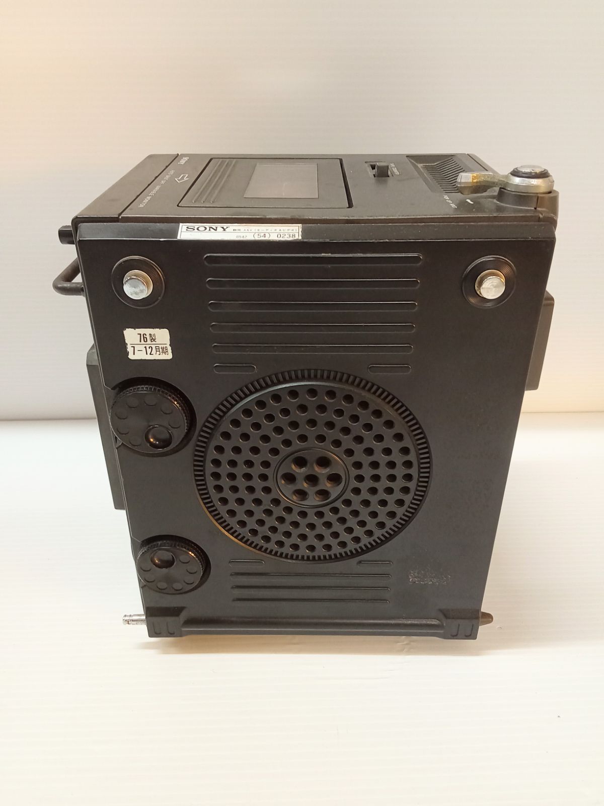 SONY JACKAL 300カセットテープラジオ SONY JACKAL 300 FX-300 TV-FM/AM Radio Cassette Recorder *For Parts