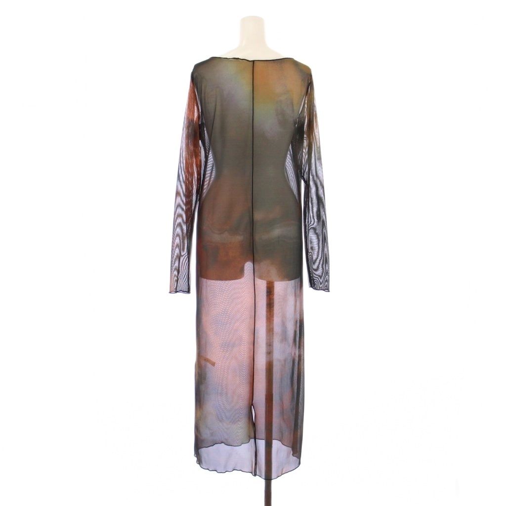 ミランダタイダイシアーロングトップワンピース マキシ