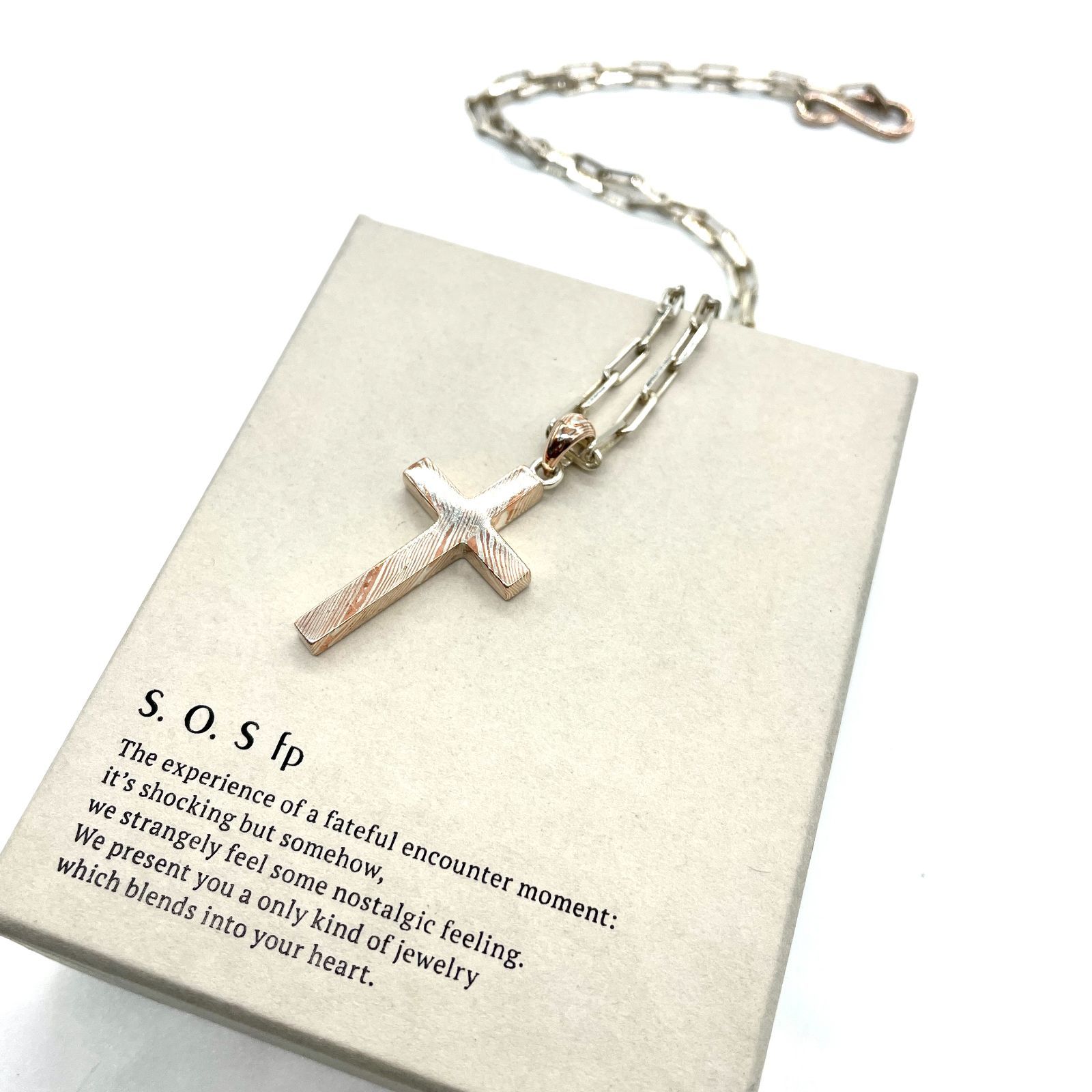 Suman Dhakhwa スーマンダックワ Basic MOKUME Cross Pendant クロス