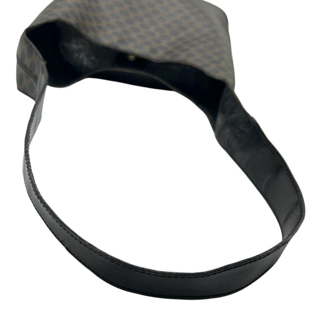 良品 562 セリーヌ ワンショルダーバッグ マカダム ブラック PVC 良品 562 セリーヌ ワンショルダーバッグ マカダム ブラック PVC