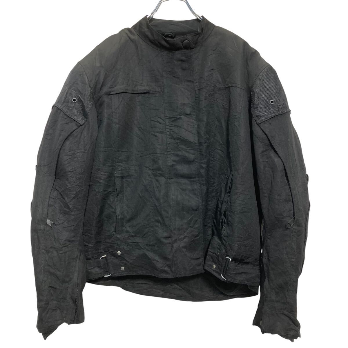 SPYKE モーターサイクルジャケット XL～ ブラック ビッグサイズ バイク  