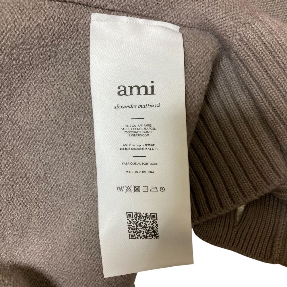 未使用 25SS ami PARIS アミパリス ハートロゴ オーバーサイズ ニット