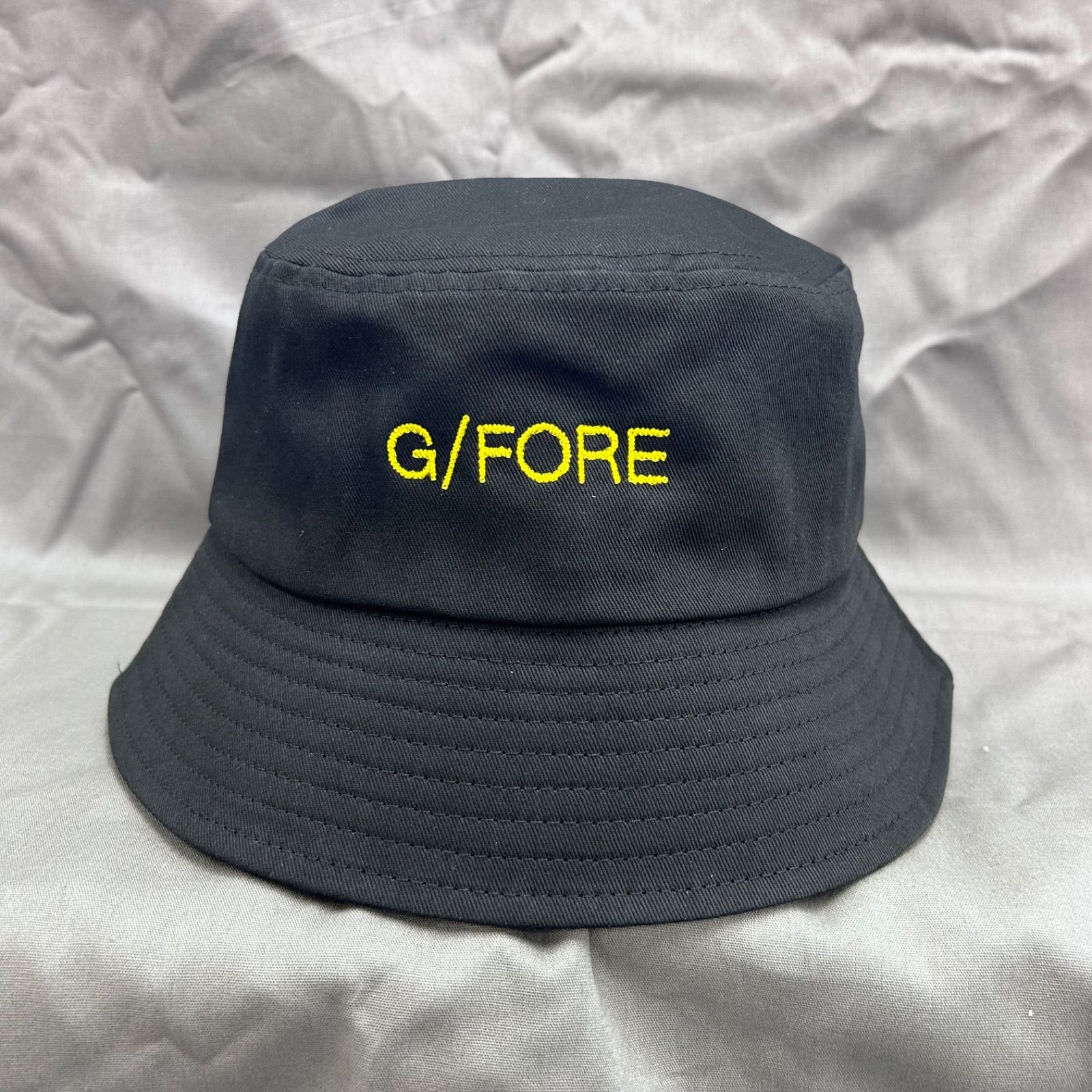 G/FORE ジーフォア バケットハット バケハ ハット 帽子 黒 ブラック 黄色 イエロー ゴルフ シンプル かわいい レディース メンズ