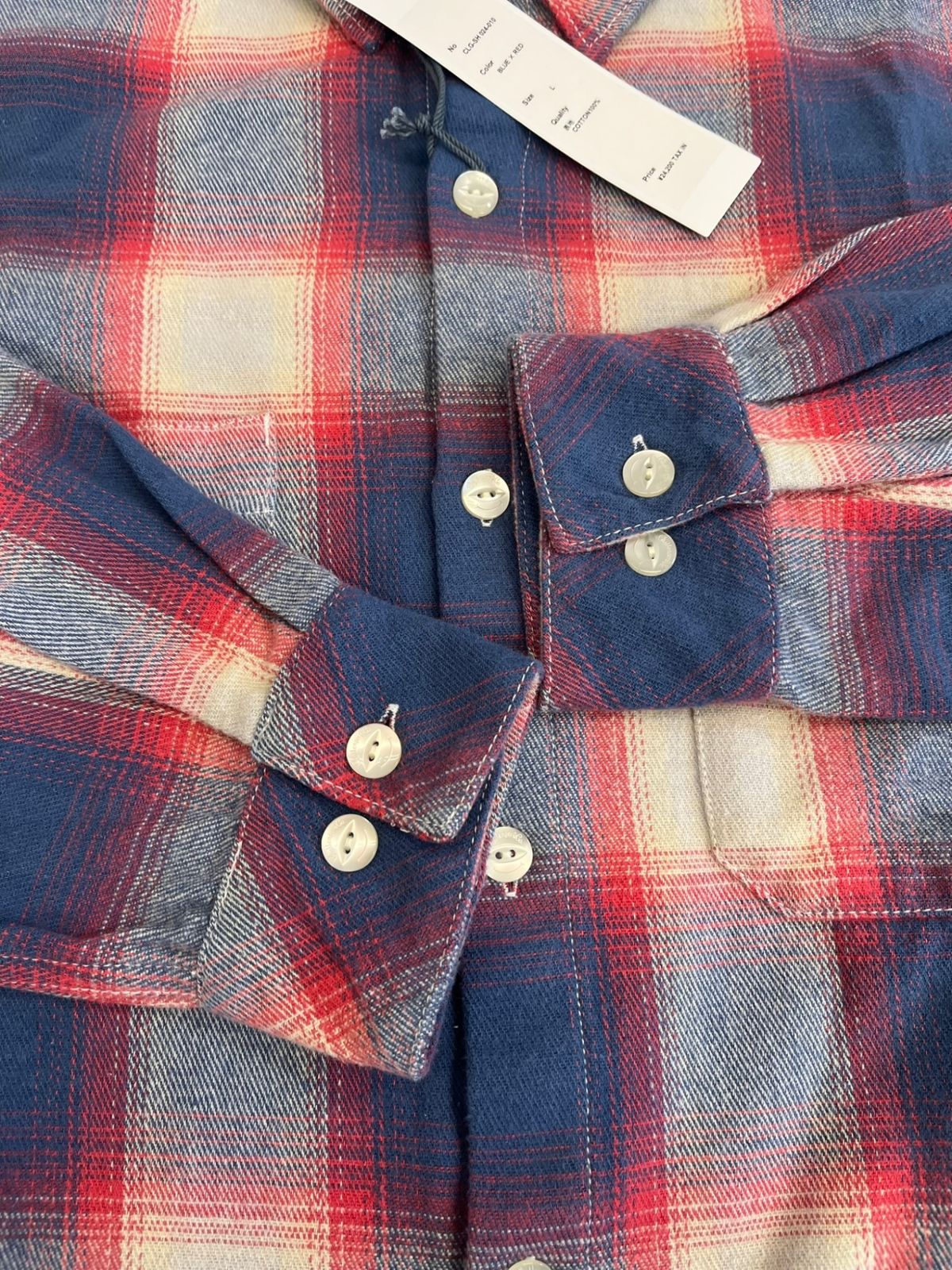 チャレンジャー CHALLENGER SHADOW PLAID SHIRT シャドー