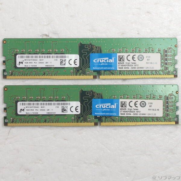 CINEMA4Dマスターコレクション【半額メルカリ特価】 中古品〕 CT2K16G4DFD832A 32GB 16GB×2枚組【262】 - メルカリ