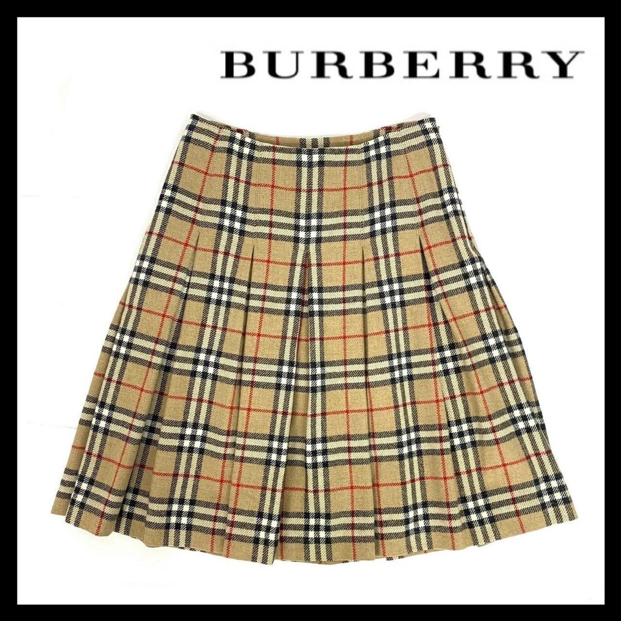140 ) BURBERRY(バーバリー ) スカート フリル Burberry チェック