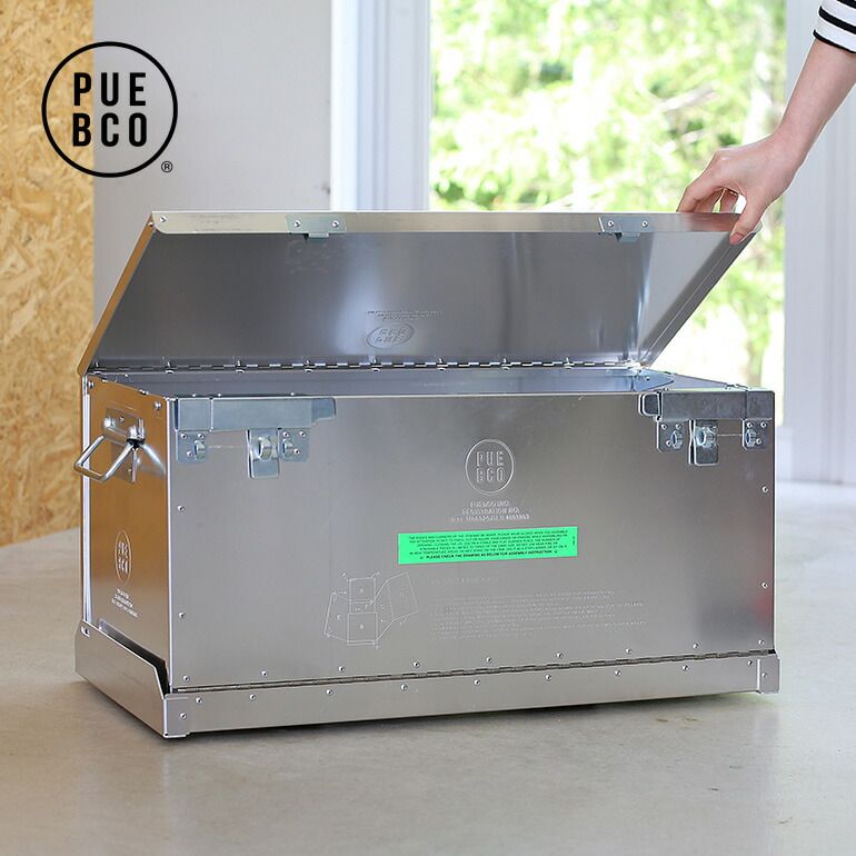 【新品】PUEBCO[プエブコ] FOLDING ALUMINIUM CONTAINER