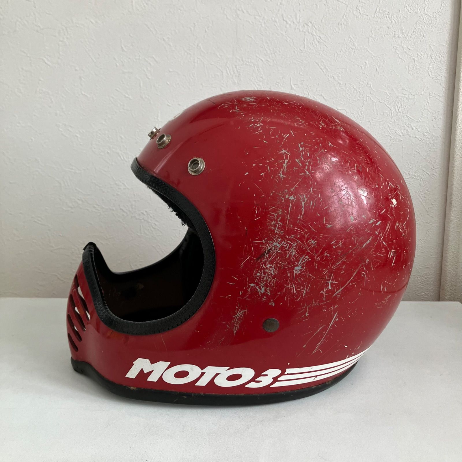 BELL MOTO STAR 3☆ビンテージ 当時物 1981年 Mサイズ モトヘル