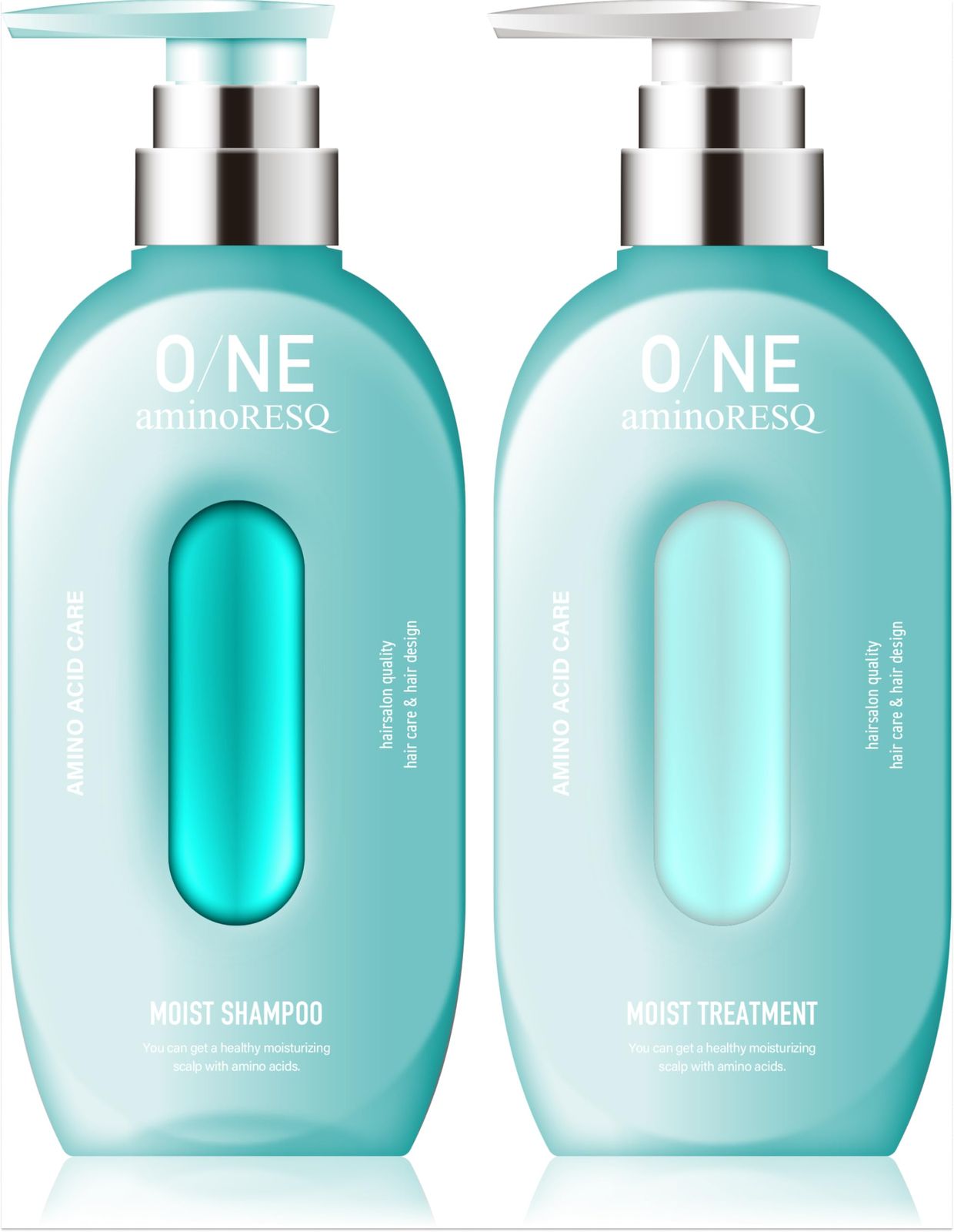 ワンアミノレスキュー (O/NE aminoRESQ) アミノ酸シャンプー シャンプー トリートメント セット 400mL/400g 【サロンシャンプー ダメージケア 濃密泡 フレッシュフローラルの香り】 [シャンプー＆