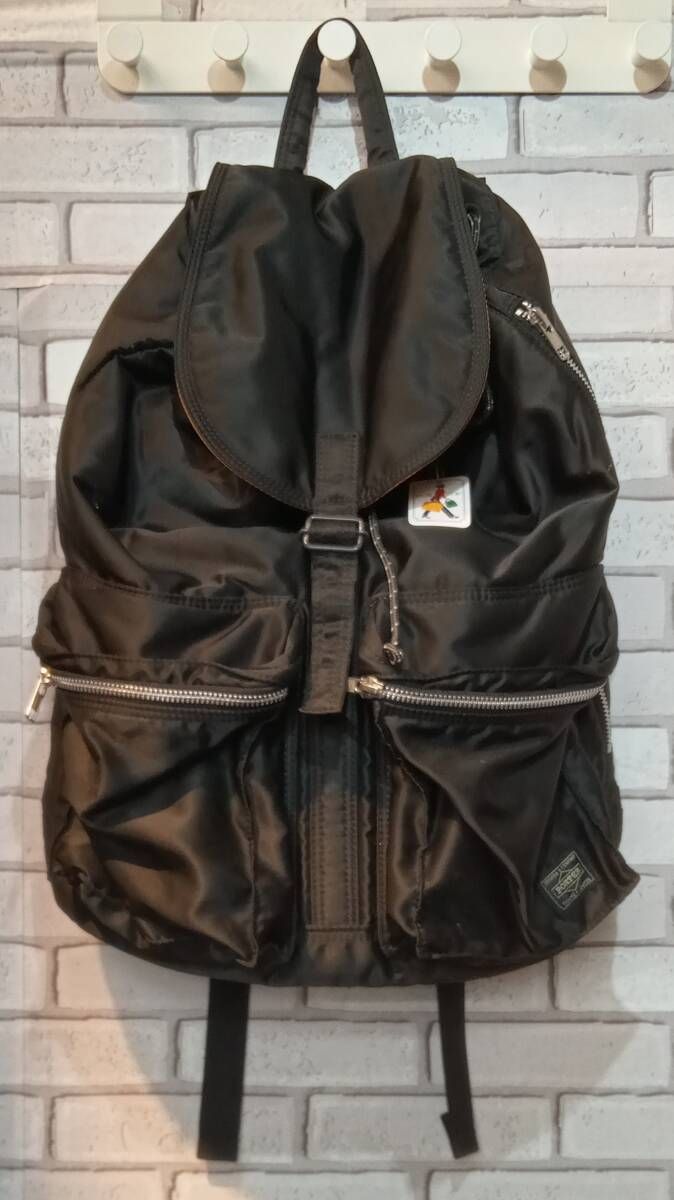 PORTER TANKER ポーター タンカー リュック ブラック 巾着 ついに待望