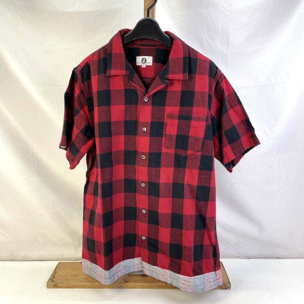 グッドイナフgood enough ヴィンテージ ネルシャツチェック短丈