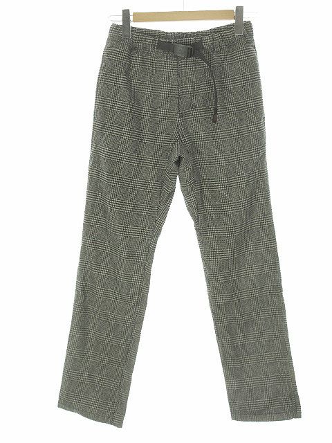 グラミチ GRAMICCI WOOL BLEND ST-PANTS GMP-20F035 ウールブレンド ST パンツ S グレー 千鳥格子  テーパード ボトムス - メルカリ