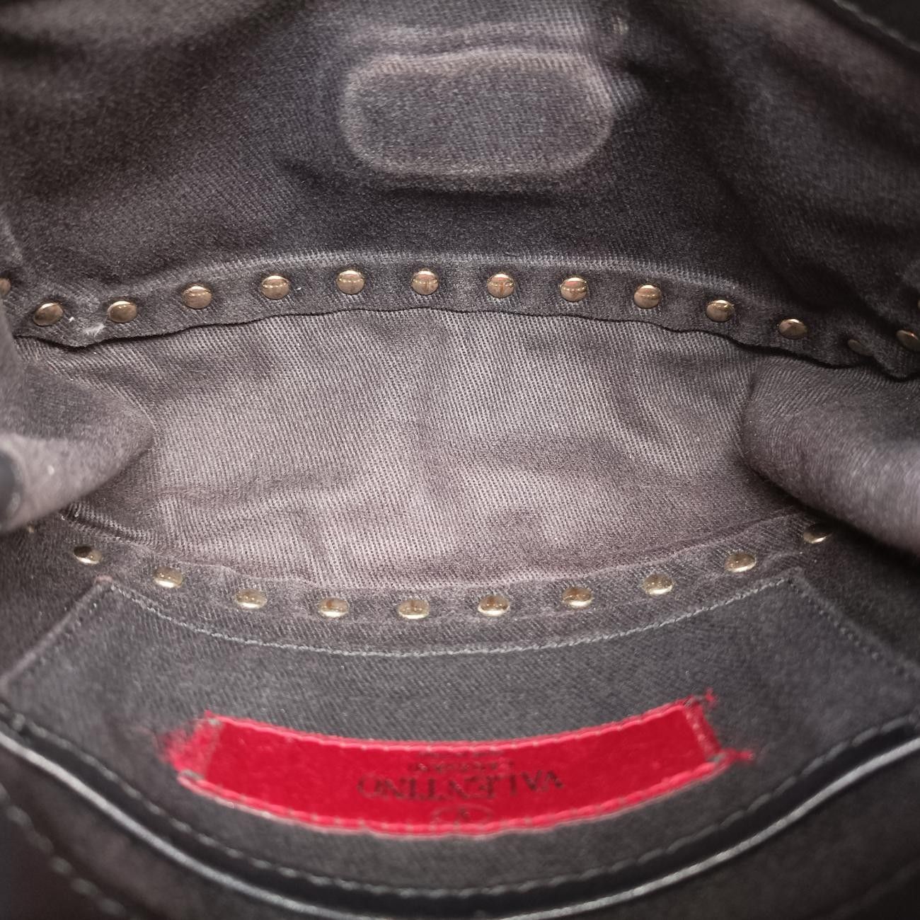 ヴァレンティノValentinoロックスタッズブラックレザーTVG 871BOL1