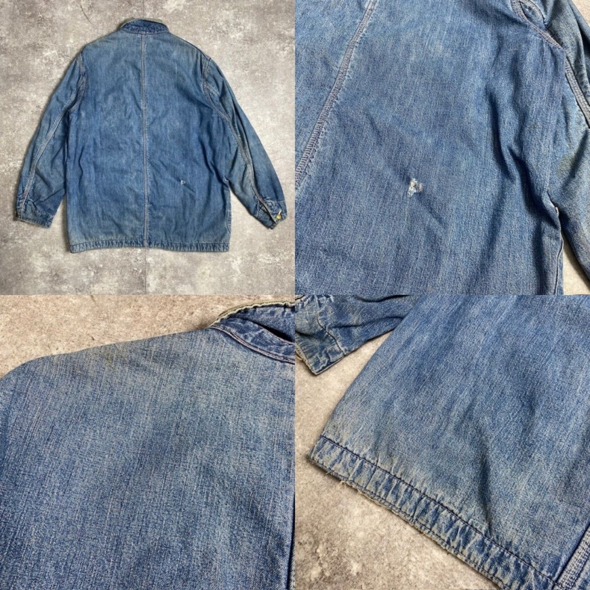 50's 60's 50s 60s HERCULES ブランケットライナー デニムカバーオール