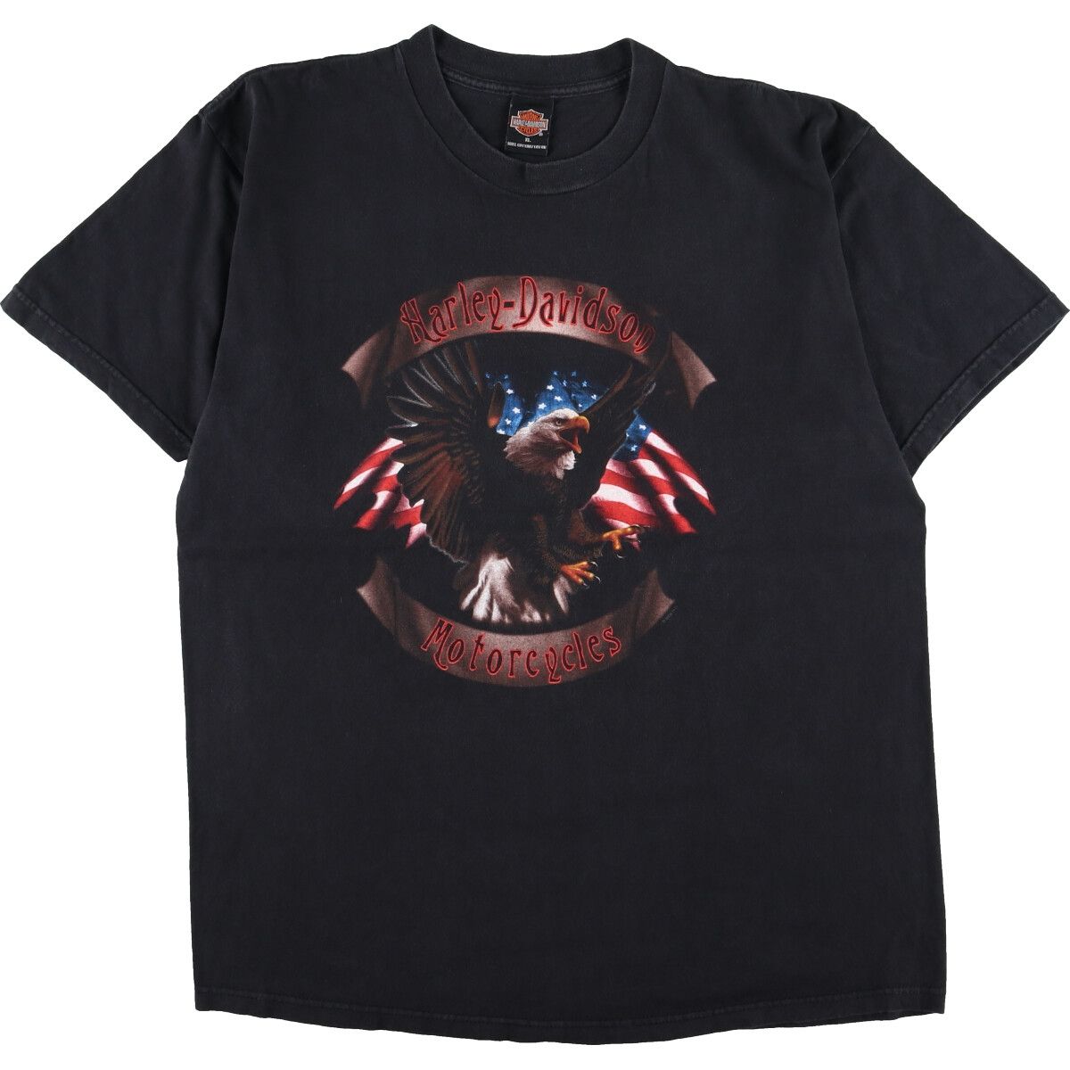 古着 ハーレーダビッドソン Harley-Davidson 両面プリント 鷲柄