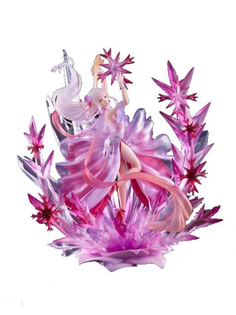 氷結のエミリア　Crystal Dress Ver　渋谷スクランブルフィギュア SHIBUYA SCRAMBLE FIGURE 氷結のエミリア -Crystal Dress Ver-