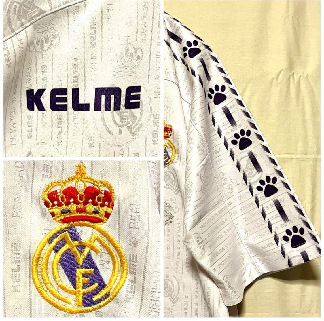 90'S ヴィンテージユニフォーム レアルマドリード KELME 白 紫 XL