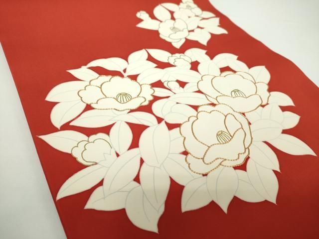 平和屋着物◎九寸名古屋帯 切嵌 名物裂 金糸 正絹 逸品 AAAZ6258cs