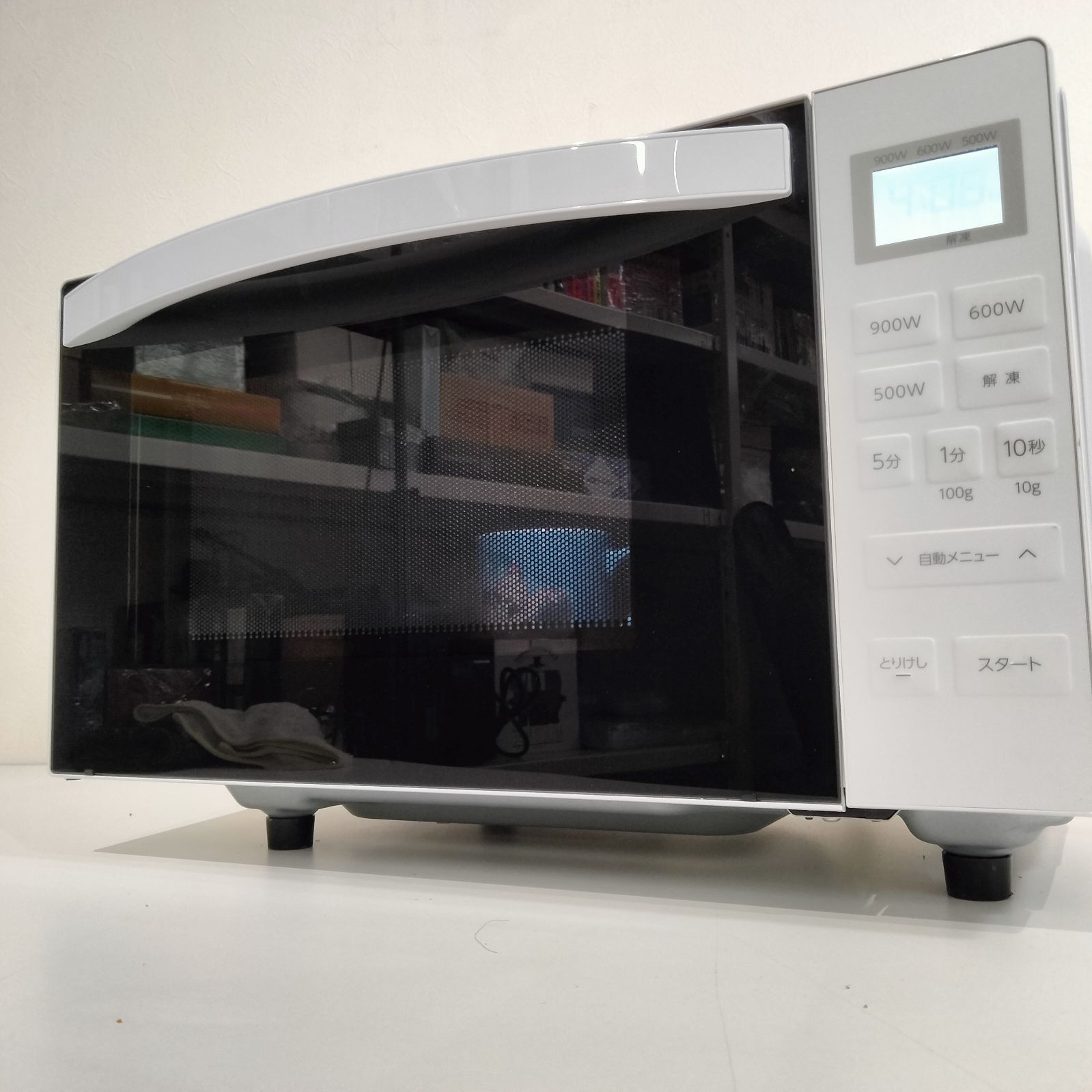 Abitelax 900W 18L 電子レンジ Abitelax アビテラックス 電子レンジ 18L フラット インバーター
