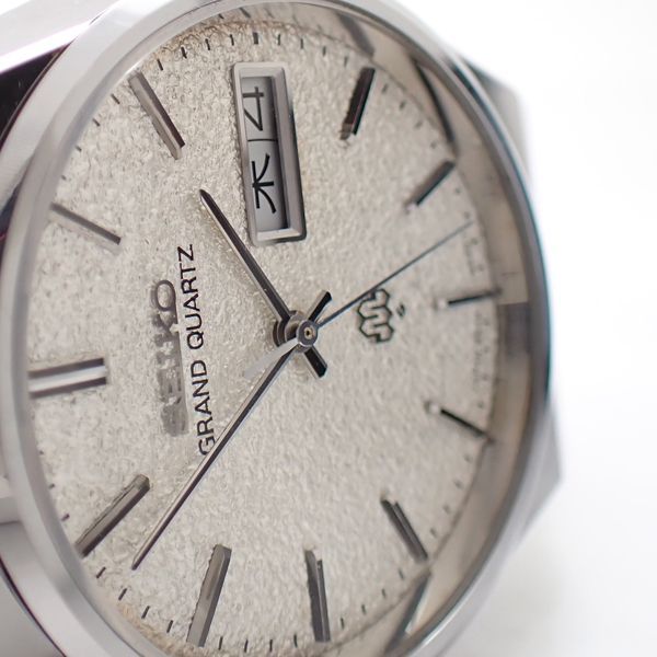 SEIKO グランドクォーツ 9943-8020 ツインクォーツ SS シルバー 雪目