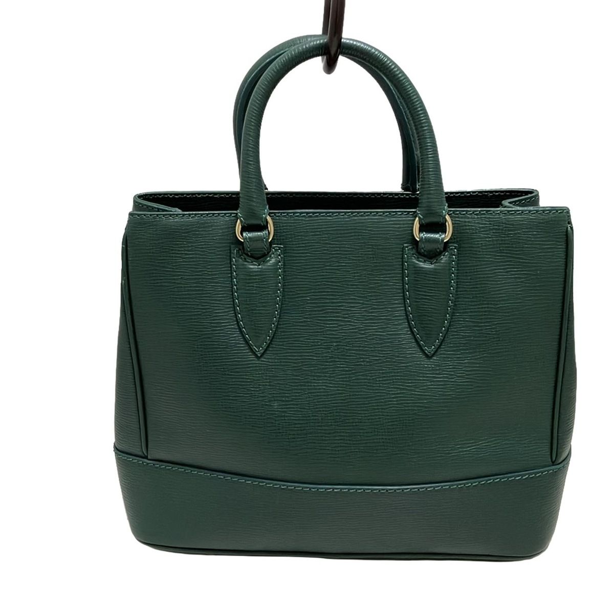 Max Mara(マックスマーラ) トートバッグ - グリーン レザー - メルカリ