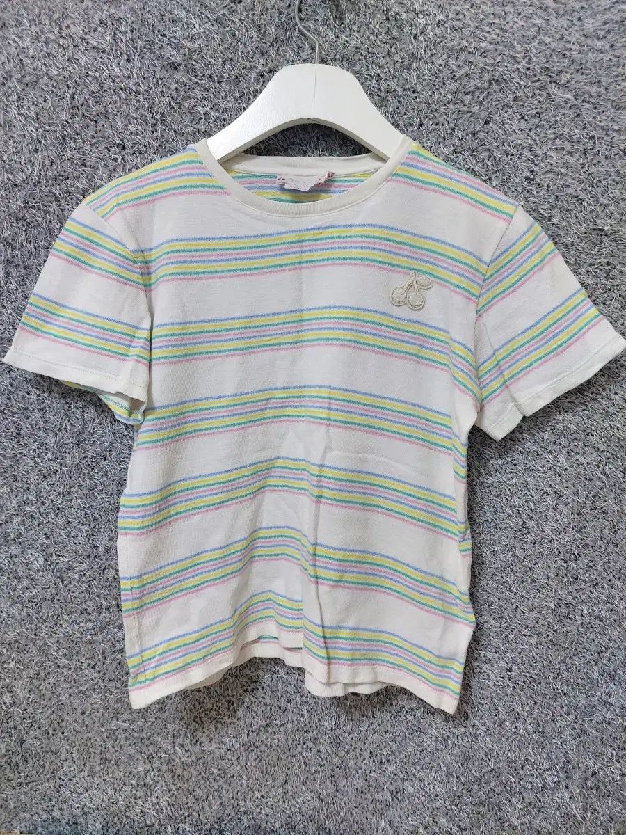 ポン・ポアン チェリー 半袖 女児 Tシャツ