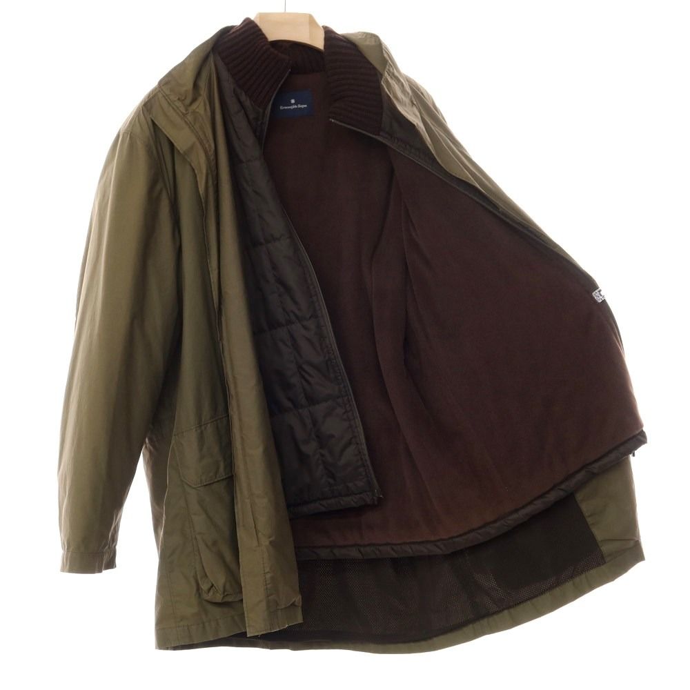 中古】エルメネジルドゼニア Ermenegildo Zegna コットンナイロン 中綿 