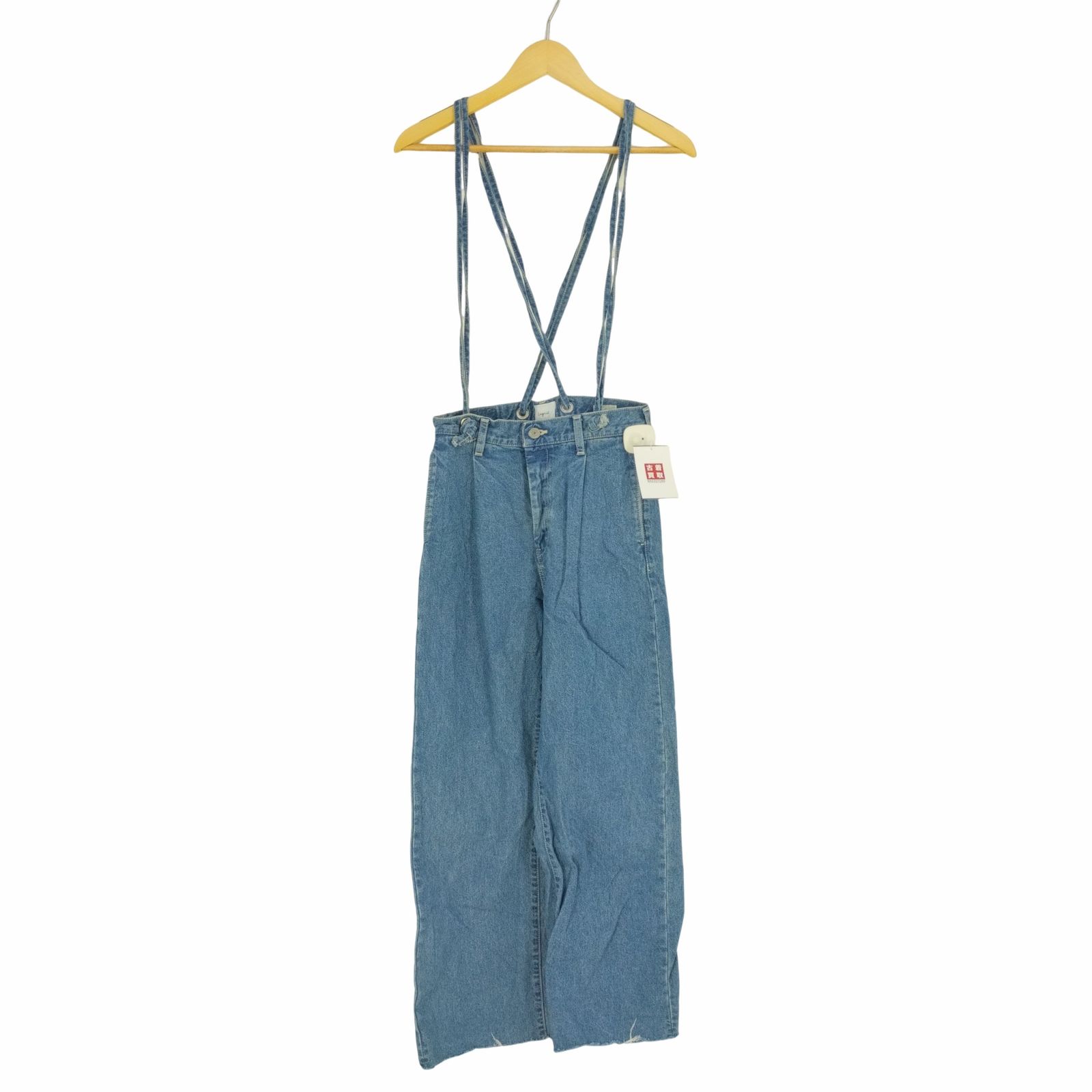 アングリッド Ungrid ショルダーストラップカットオフデニム 