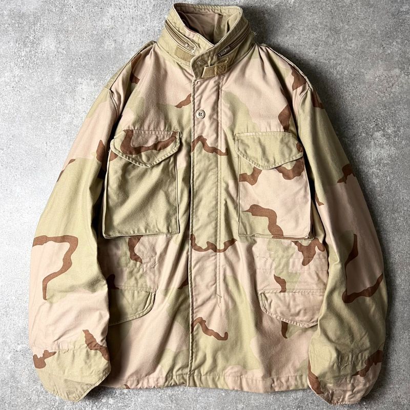 US ARMY 米軍 ミリタリー デザート カモフィールド ジャケット L 米軍