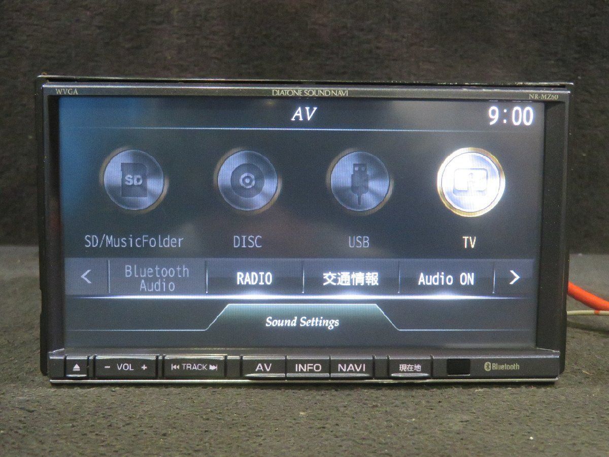 ダイヤトーンサウンドナビ　NR-MZ60フルセグBluetoothカーナビ DIATONE SOUND. NAVI 三菱 ダイヤトーン サウンドナビ NR-MZ60