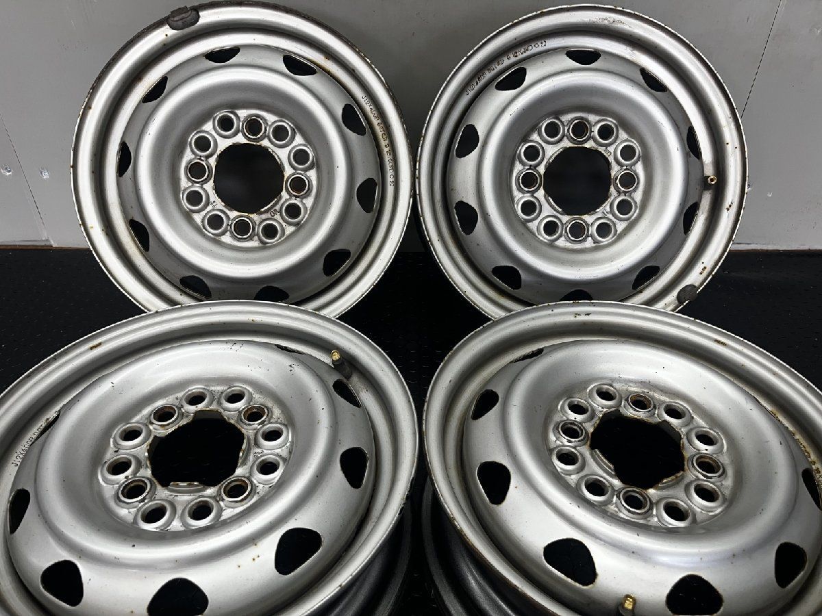 □軽トラ軽バン□12インチスチールホイール 黒 4本セット ハイゼット