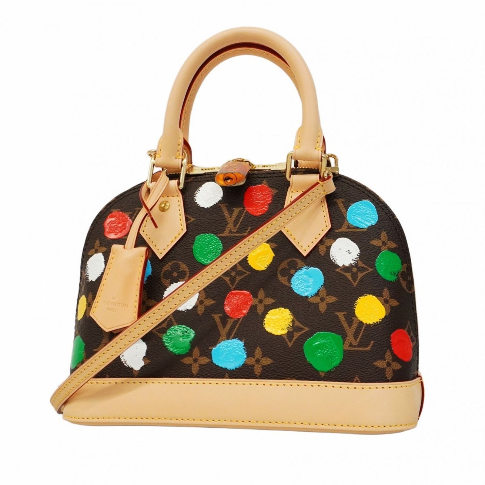 ルイ ヴィトン Louis Vuitton ルイ ヴィトン ハンドバッグ モノグラム アルマBB M46431 ブラウン マルチ 草間彌生コラボレディース