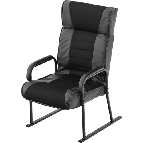 武田コーポレーション チェア レザー調 高脚座椅子 ブラック A 7 RT 90 BK