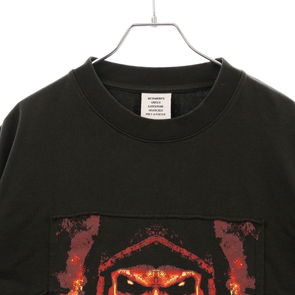 VETEMENTS (ヴェトモン) 20AW Metal Patch Tee UAH21TR550 メタル 