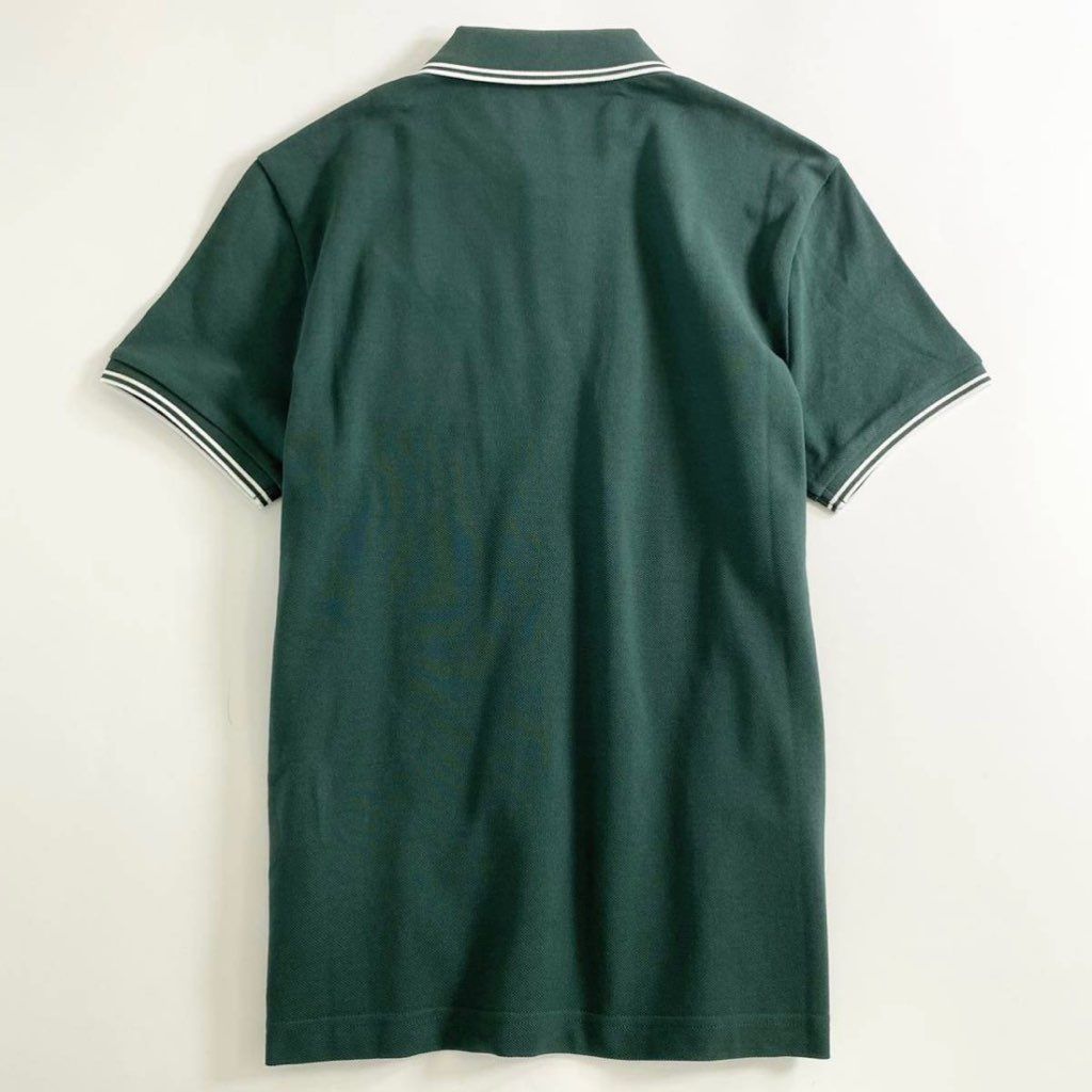 7e19-12 タグ付 MONCLER モンクレール ロゴワッペンポロシャツ サイズS