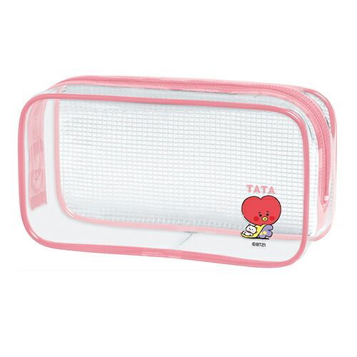 まとめ カミオジャパン ペンポーチ BT21クリアBOXペンポーチ TATA 202843 ×9セット