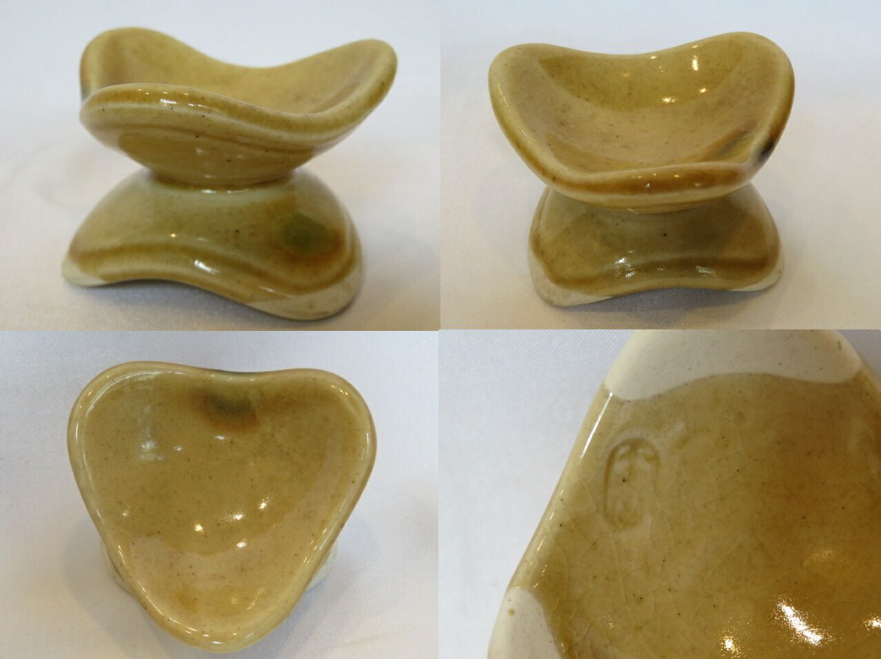不老園窯造 色変り 七種蓋置 共箱 共箱 七月◇特売品）不老園作 色変り 七種蓋置〔上作〕【税込、送料込